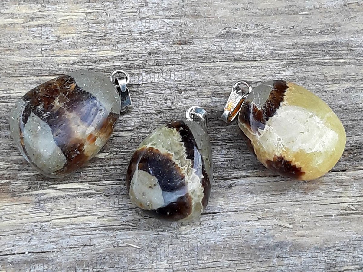 Edelsteen Septarie hanger